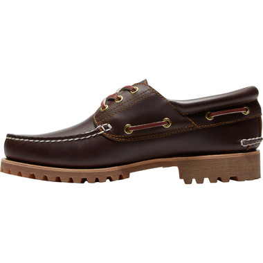 Timberland Men's 3-Eye Lug Handsewn Boat Shoe TB030003214 Brown