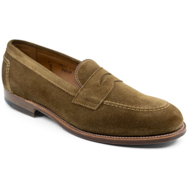 Alden 9693F Leisure Penny Loafer - Snuff Suede - Main Image