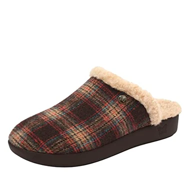 Alegria Women's COMFEE ALG-COM-7656 Comfee Plaidly Brown - Main Image