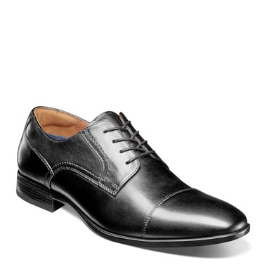Florsheim Men's Zaffiro Cap Toe Oxford 15204-001 Black - Main Image