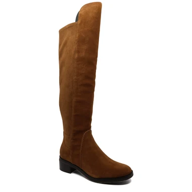 Cole Haan Women's W24674 - Calgary Over-the-Knee Boot Water-Resistant Earthen Suede - Main Image