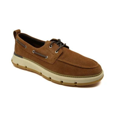 Cole Haan Men's C36717 - 4.ZERØGRAND Regatta Boat Shoe Pecan/Angora/Gum - Main Image