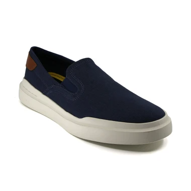 Cole Haan Men's C35135 - GrandPrø Rally Canvas Slip-On Sneaker Vintage Indigo Canvas/Natural - Main Image