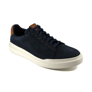 Cole Haan Men's GrandPro Rally Lace-to-Toe Sneakers C39503 Navy Nubuck-Ivory - Main Image