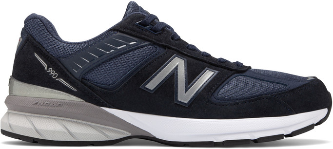 new balance navy silver