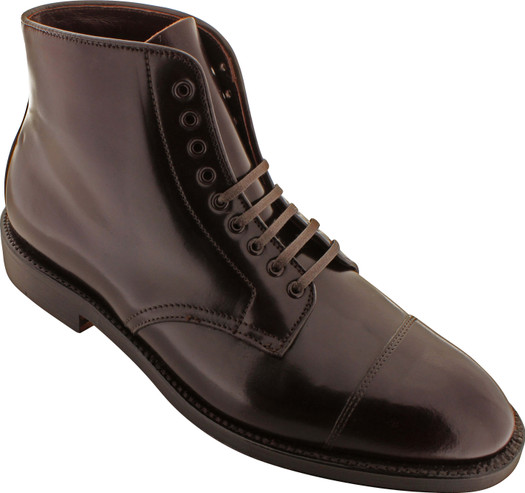alden cap toe cordovan boots