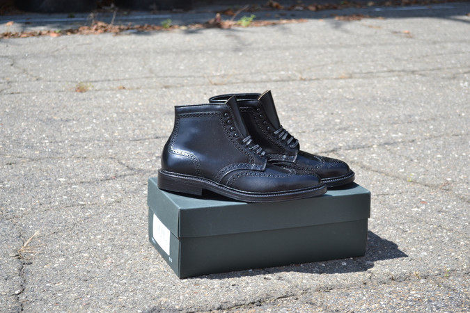 Alden Boots: Black Shell Cordovan Wing Tip