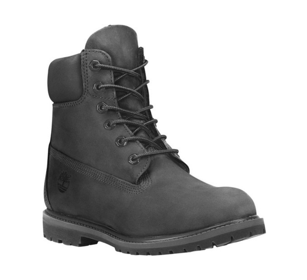 Timberland black nubuck 6-inch work boot classic style