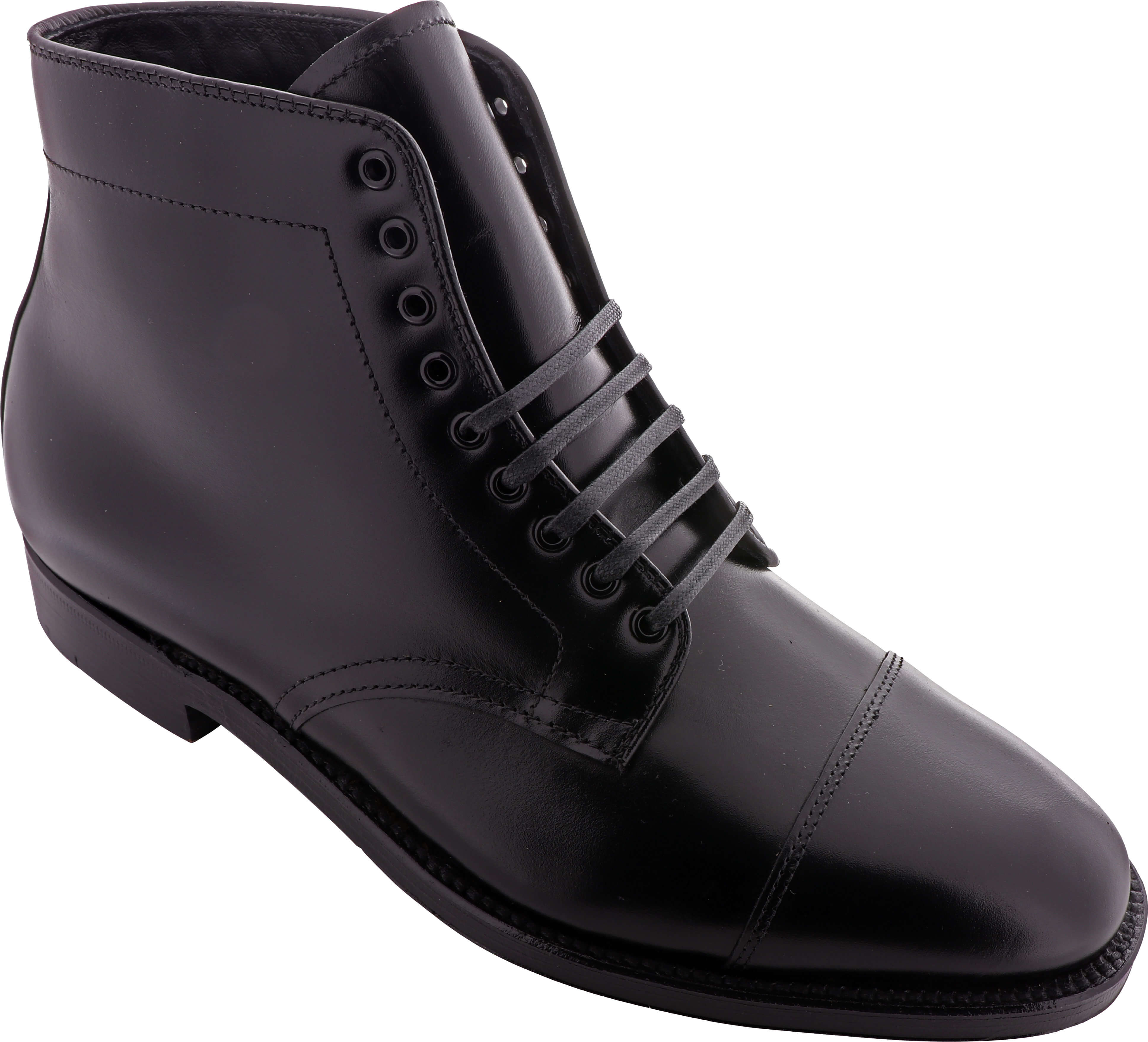 Alden Shoes Men's Straight Tip Boot 3917 Black - The Shoe Mart