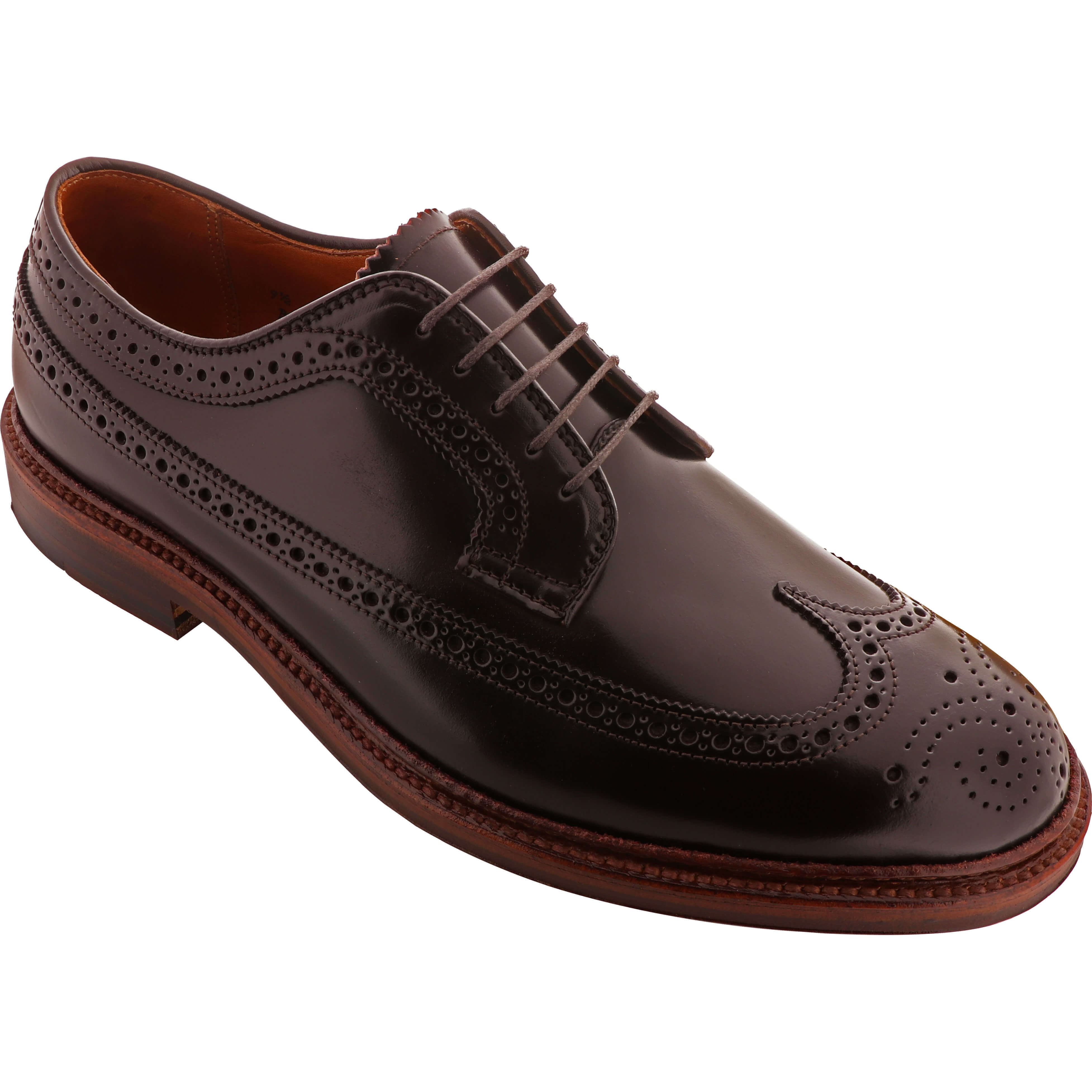 Alden Men's Long Wing Blucher, Color 8, Shell Cordovan 9.5 E
