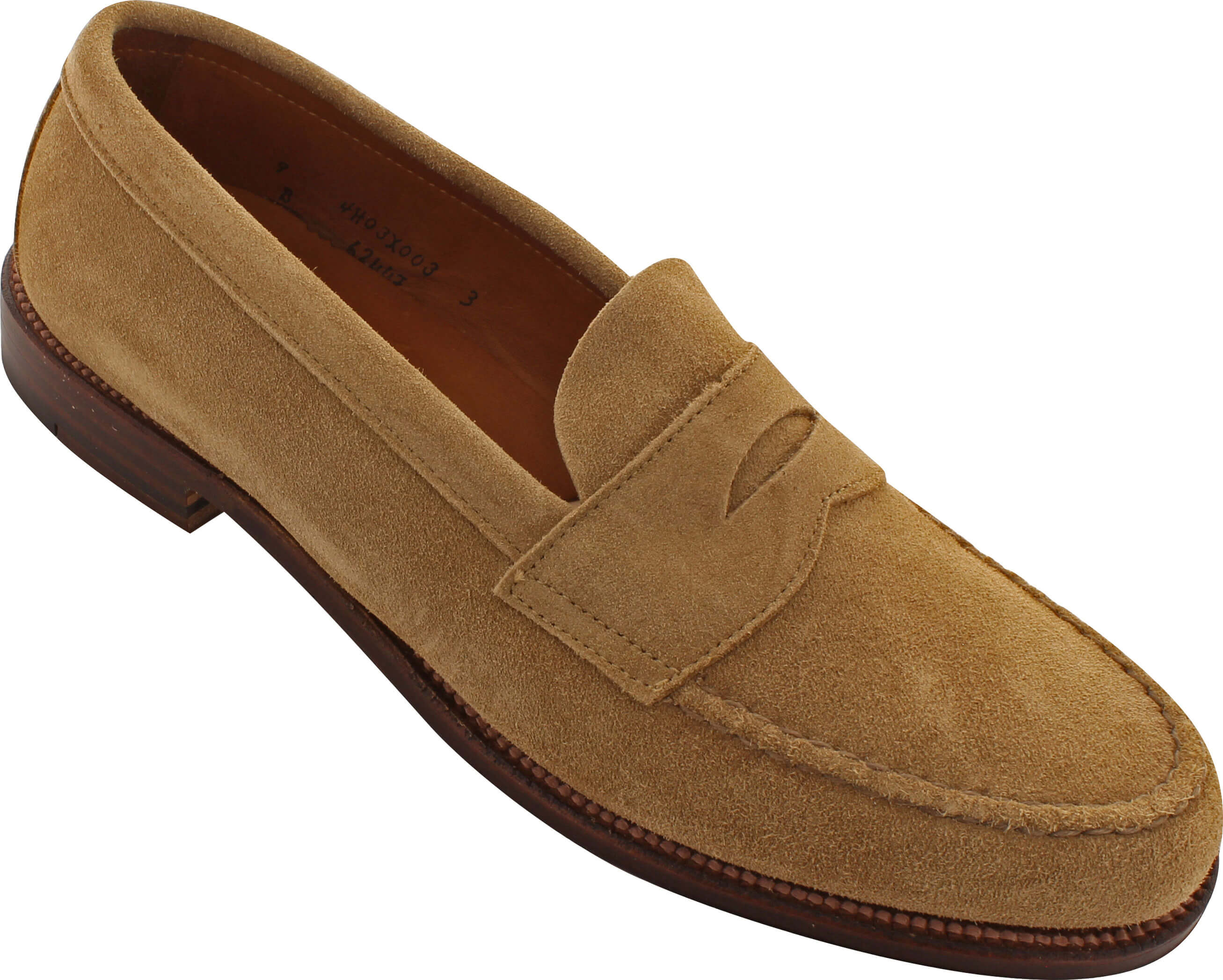 tan loafers suede