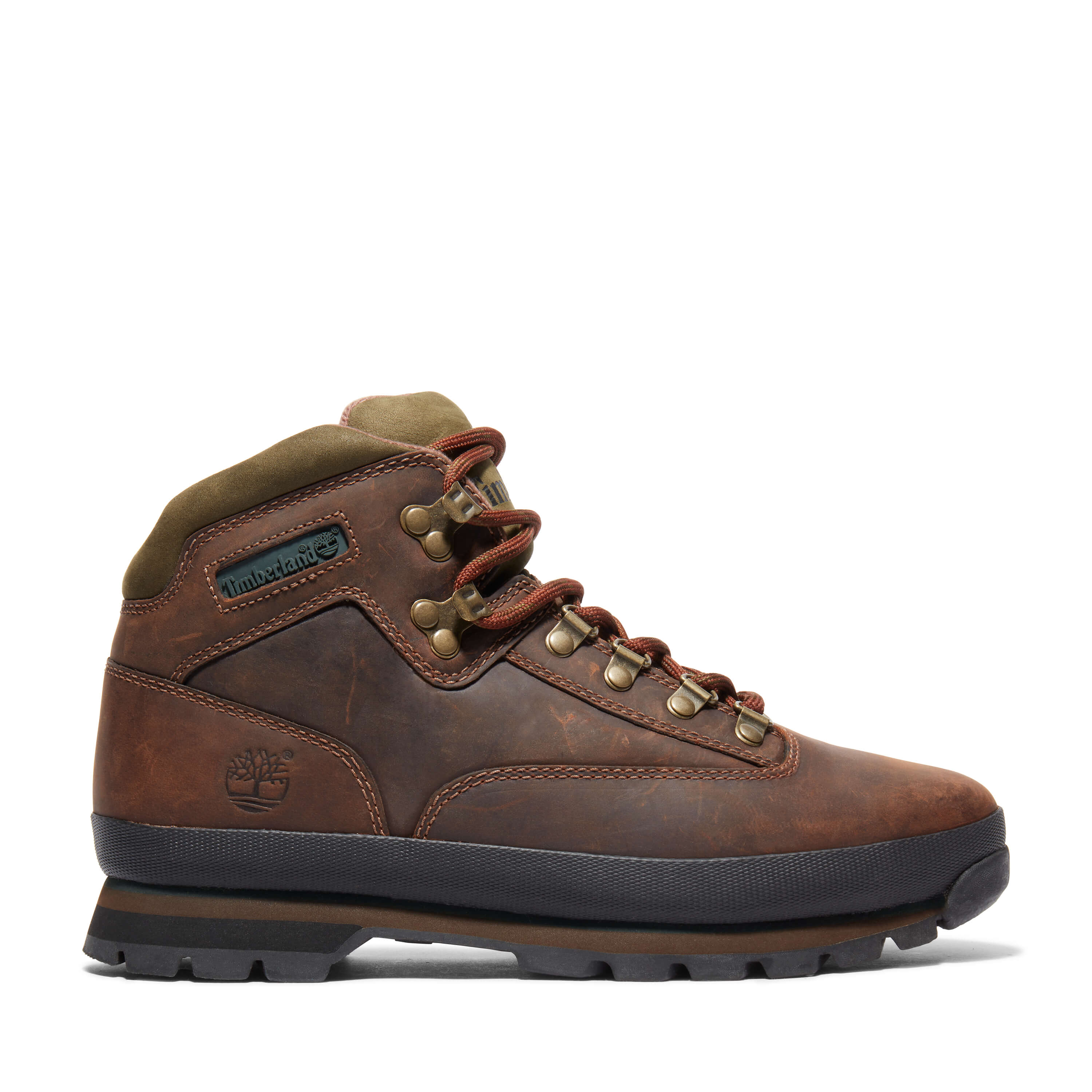 belofte kussen mijn Timberland Men's Euro Hiker Leather Boots TB095100214 Medium Brown  Full-Grain - The Shoe Mart