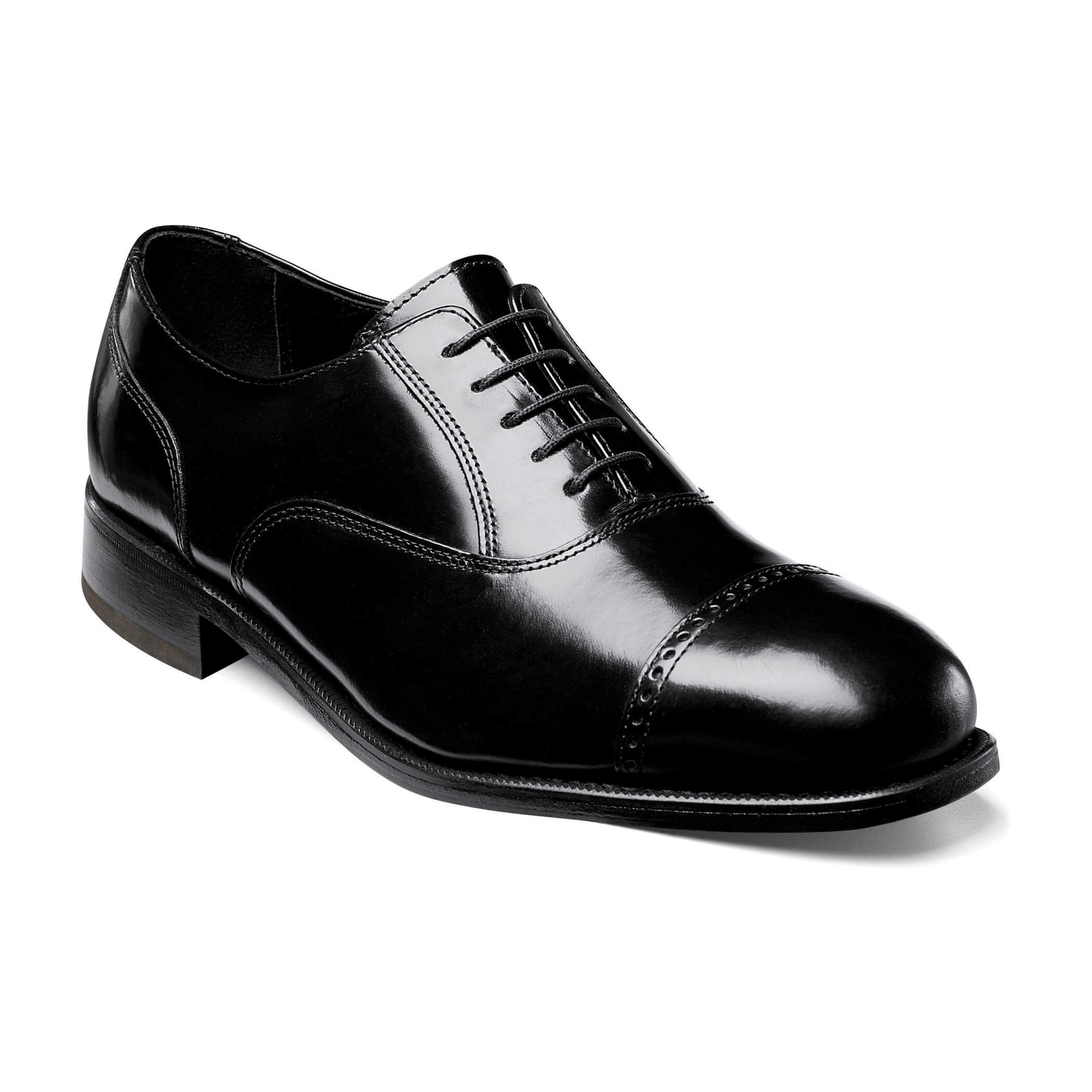 Florsheim Men's Lexington St Tip 17067-01 Black - The Shoe Mart