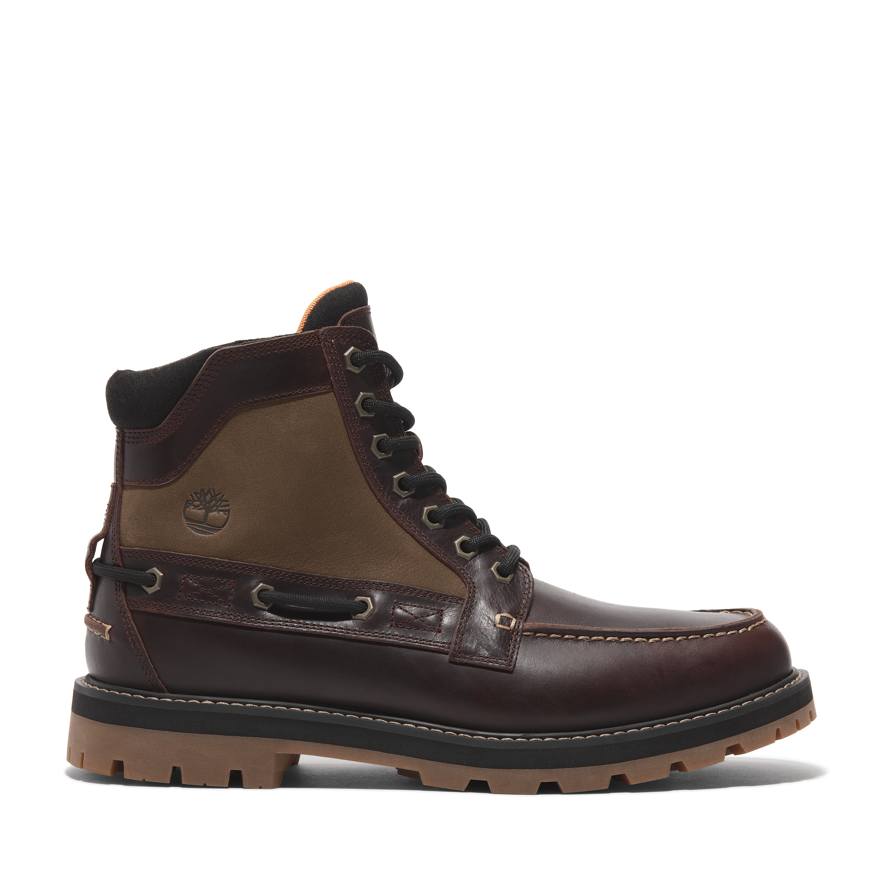 Timberland Men's Britton Road Moc-Toe Boot TB0A697HEIW Burgundy