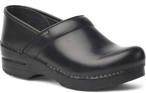 dansko box leather clog