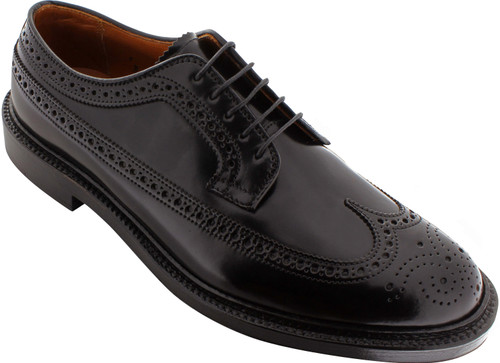 Alden Men's 9751 - Long Wing Blucher - Black Shell Cordovan