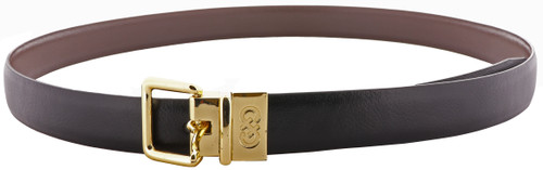 REVERSIBLE SPLIT SUEDE BELT - Black