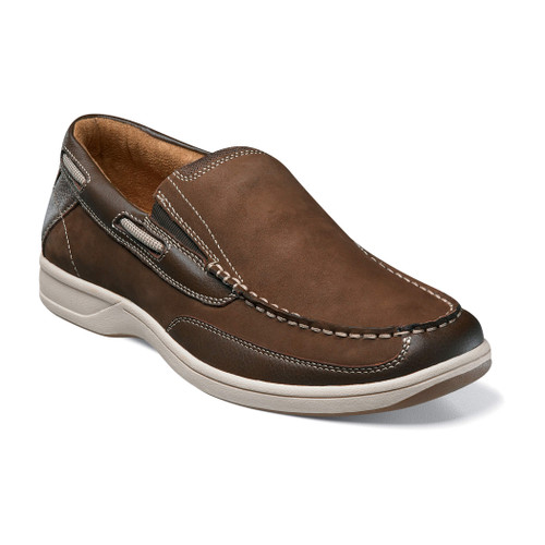 Florsheim Men's Lakeside Slip Moc To 13158-200 Brown - The Shoe Mart