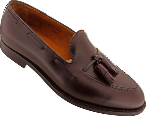 Alden 663 - Tassel Loafer - Burgundy Calfskin - The Shoe Mart