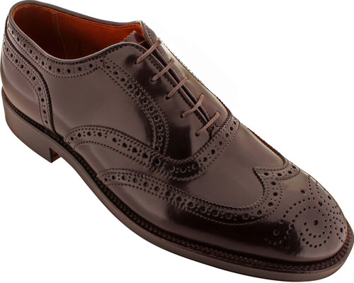 Alden Men's 974 - Wing Tip Bal - Color 8 Shell Cordovan - The Shoe