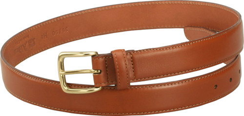 Alden Belts 30mm Calf Dress Belt - Tan-Gold Alden Belts 30mm Calf Dress Belt - Tan-Gold