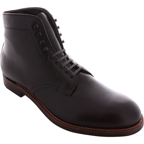 Alden Men's D9840H - Plain Toe Boot Modified Last - Dark Brown