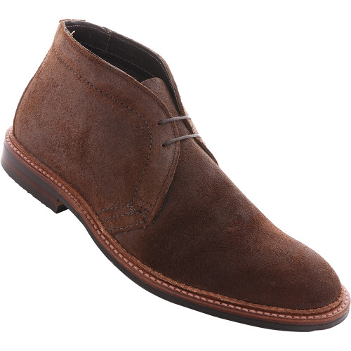 Alden Men's D1709L Unlined Chukka Boot Tobacco Reverse Chamois