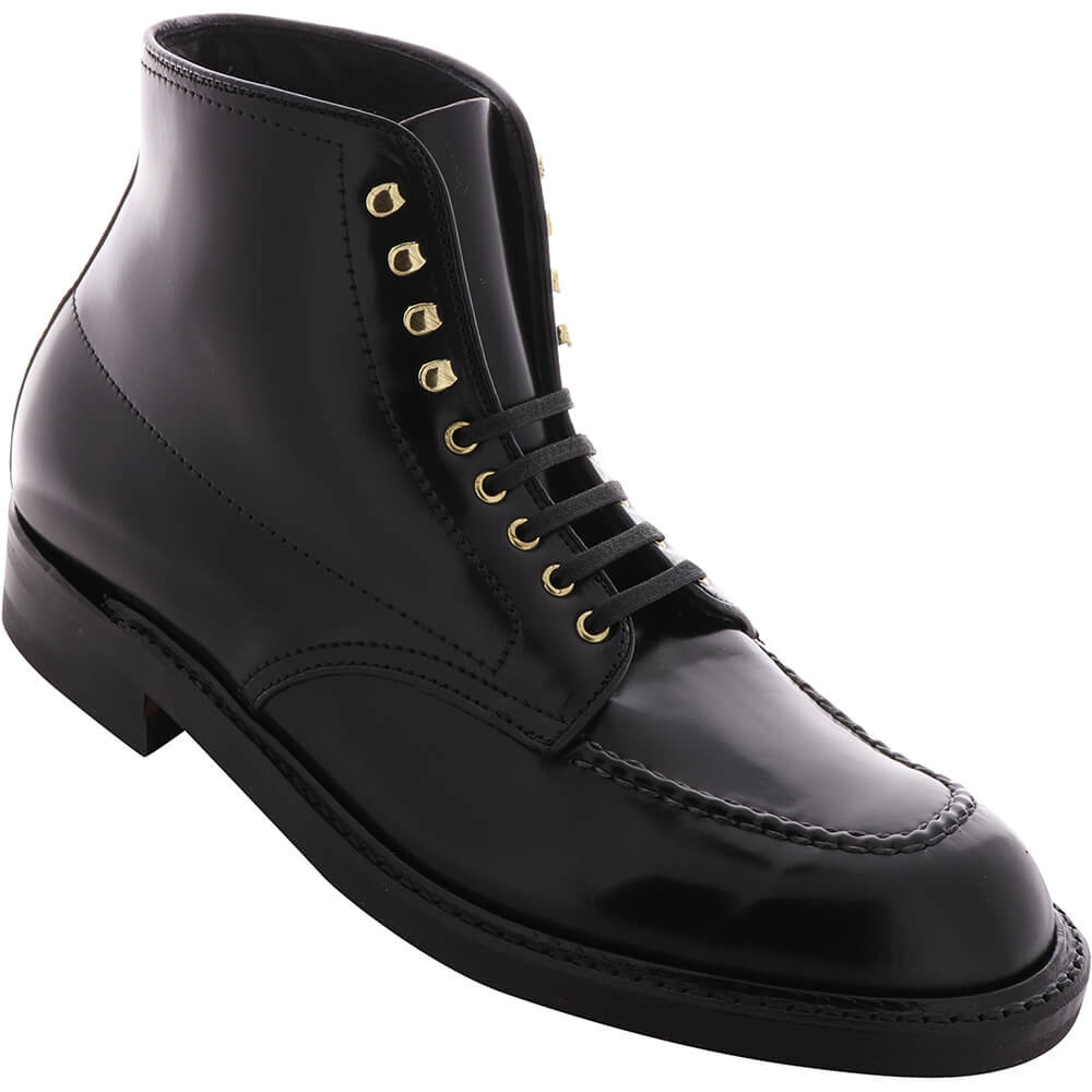 Image of Alden D1952H - Indy Boot Shell Cordovan Cork Sole - Black Shell