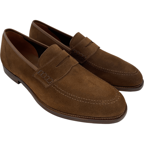 Crockett & Jones SEATON Suede Loafers. NIB Boston Dark Brown Suede | Crockett & Jones – Crockett & Jones US main image 4