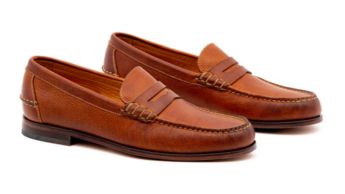 Martin Dingman Men’s 11.5 M Brown Leather Boat Golf Shoes Vibram Sole Brazil Martin Dingman Men main image 4