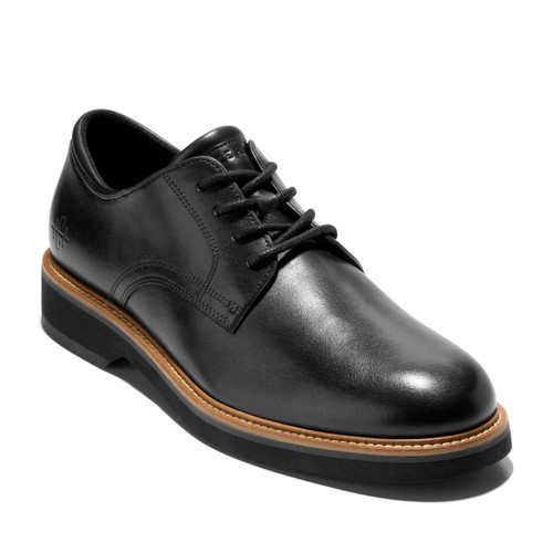 Cole Haan Shoes Mens 8.5 Oxford Classic Formal Leather Black Dress Event Lace Up Cole Haan Hawthorne Plain Oxford Black Patent Leather Formal  main image 4