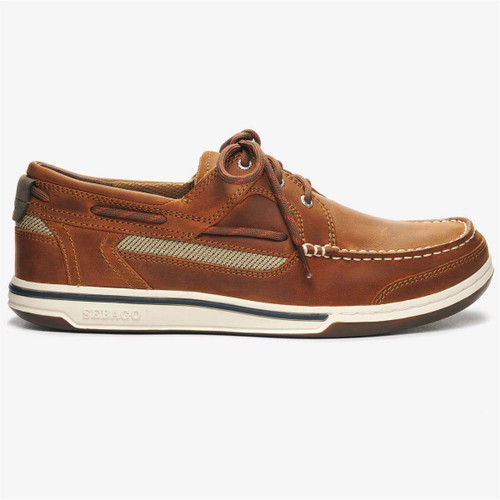 Sebago Men's Triton Three Eyelets 70004Z0-922 Brown Cinnamon - The