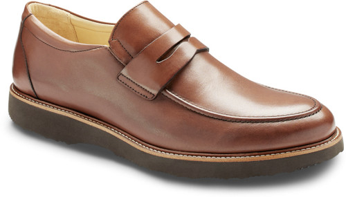 Samuel Hubbard Men\'s 8 M Penny Loafer Whisky Leather Vibram Sole Office Preppy Samuel Hubbard Men main image 3