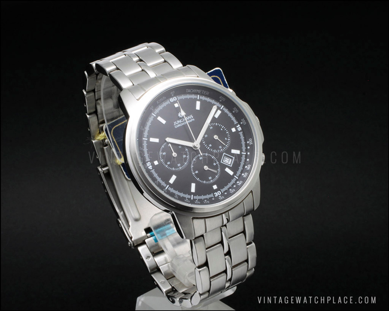 Junghans Flieger Aviator vintage quartz chronograph watch, new old ...