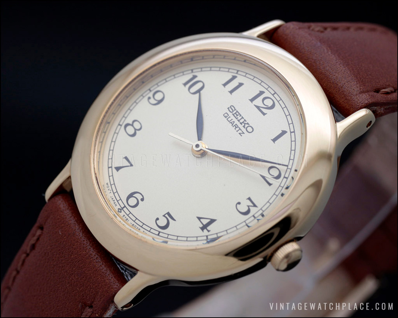 New Old Stock Seiko 5Y81-6000 quartz Dress vintage watch for Ladies or  boys, 100% original, NOS.