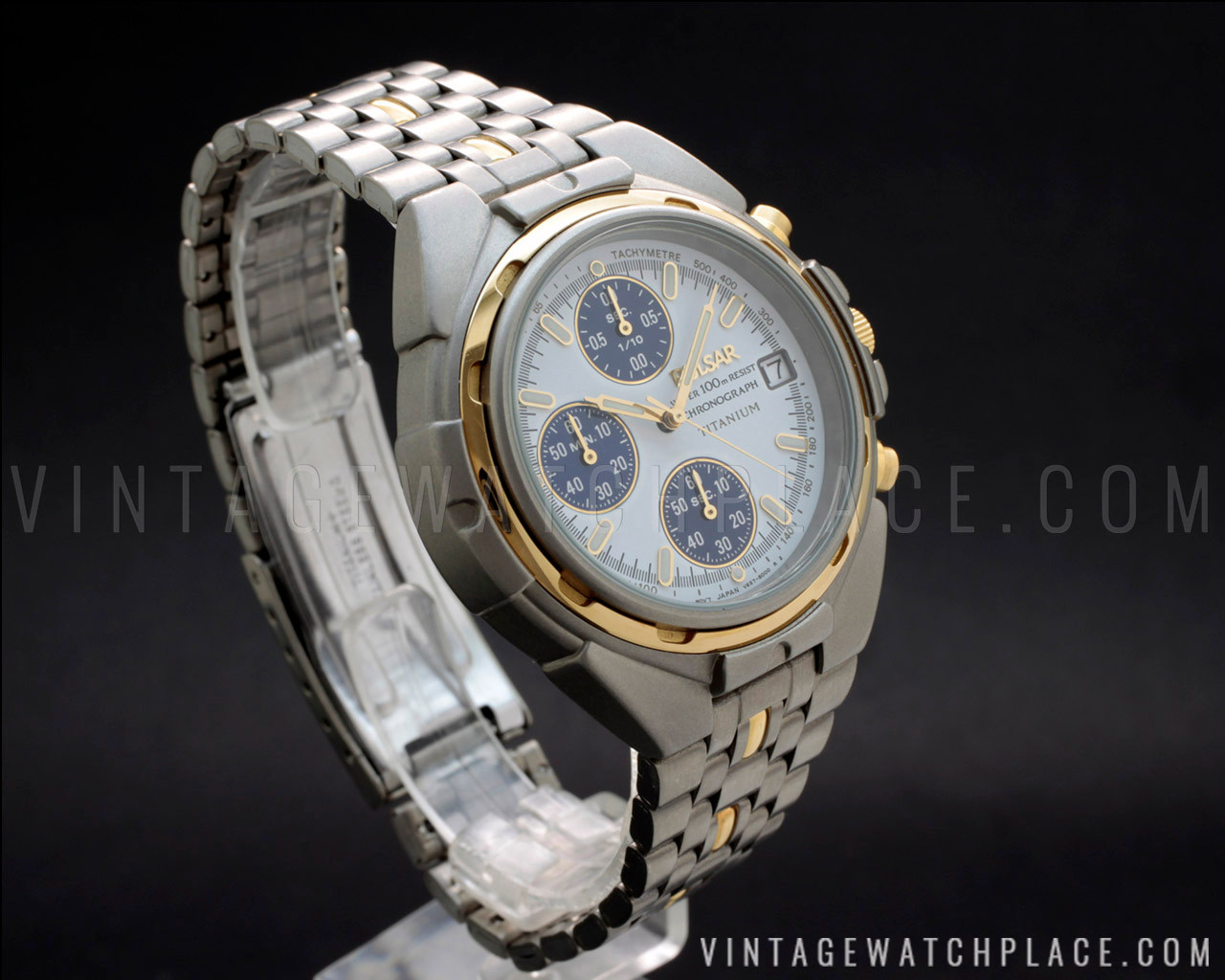 pulsar titanium chronograph