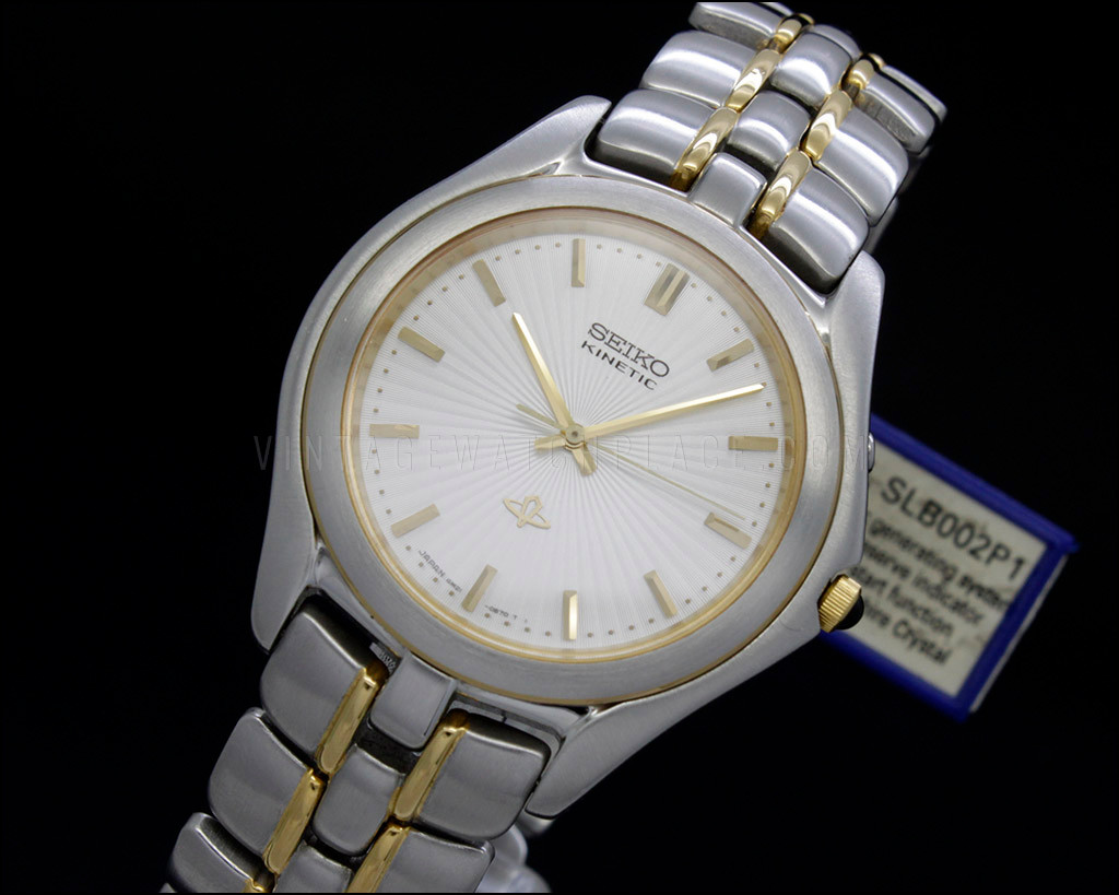 SEIKO flat vintage quartz watch NOS , New Old Stock , sapphire