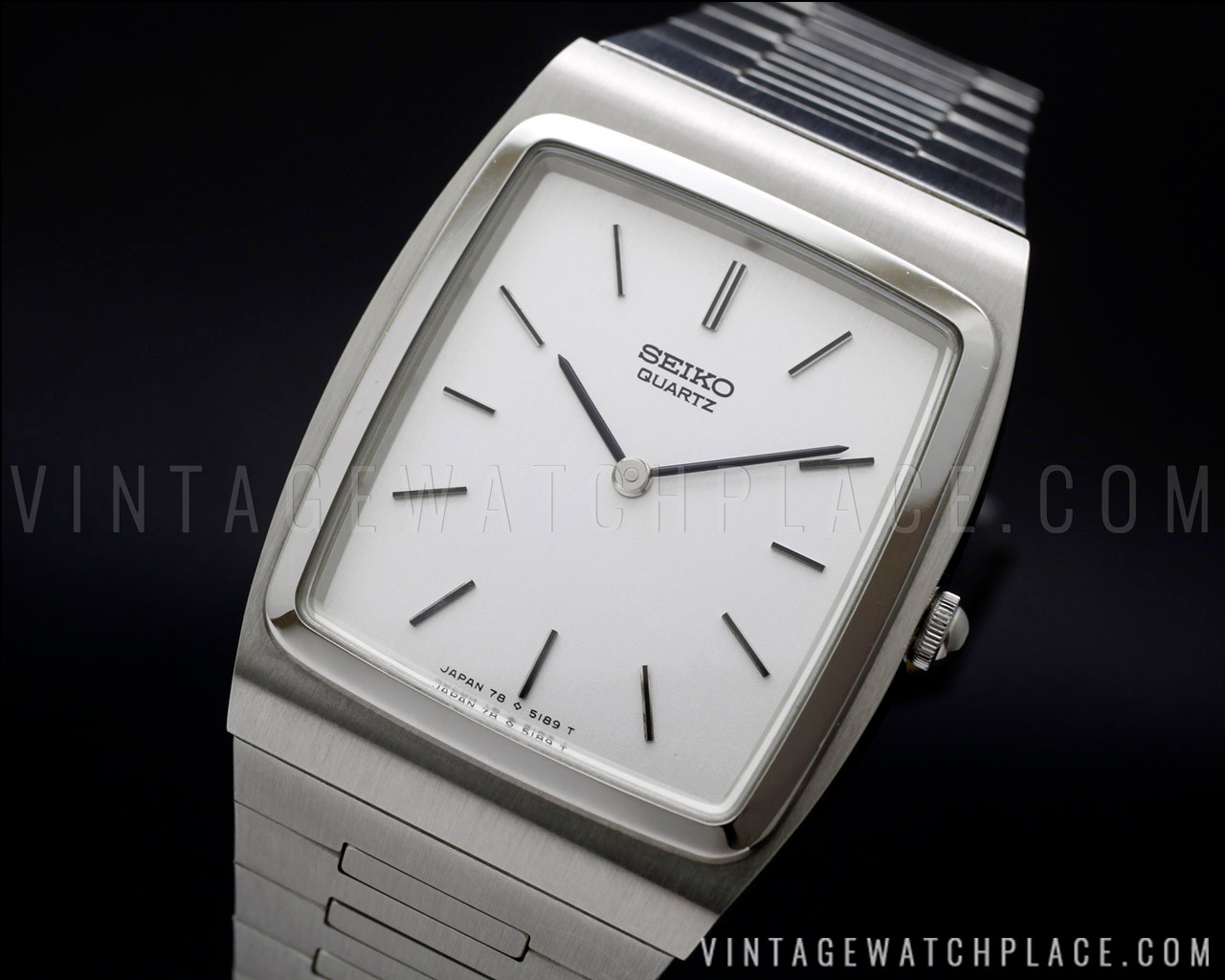 New Old Stock 1979 Seiko dress Quartz vintage watch, 100% original