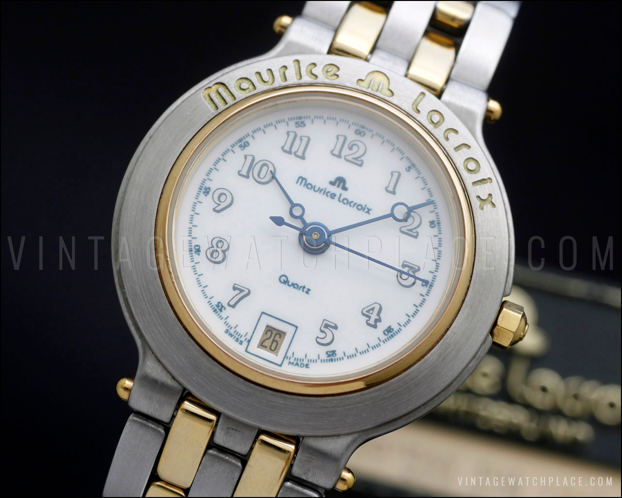 New Old Stock 90's dress Maurice Lacroix quartz vintage watch for