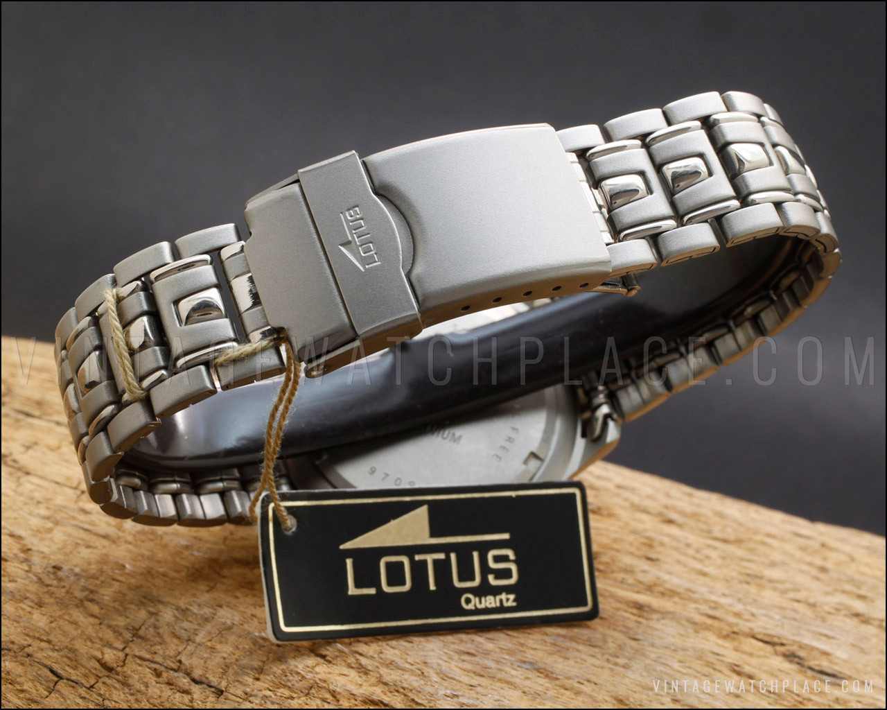 New Old Stock Diver's Lotus Titanium Chronograph vintage watch