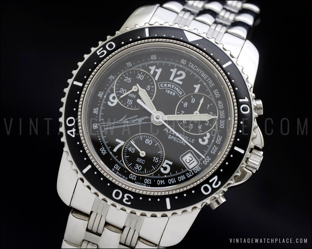 イタリアアンティーク New Old Stock very rare limited edition Certina Alex Criville