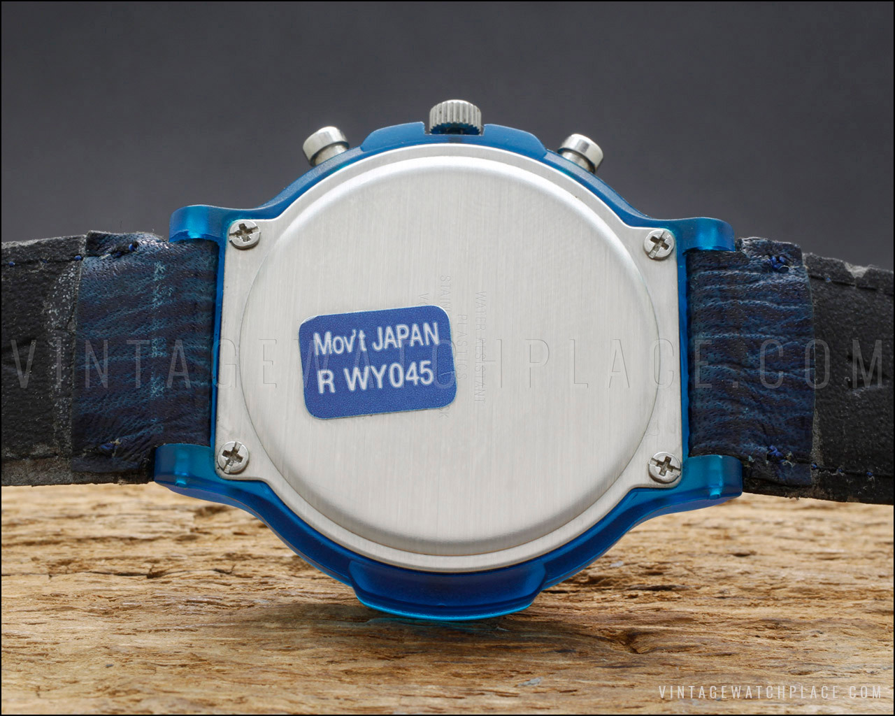 New Old Stock rare Lorus by Seiko Chronograph vintage watch, blue