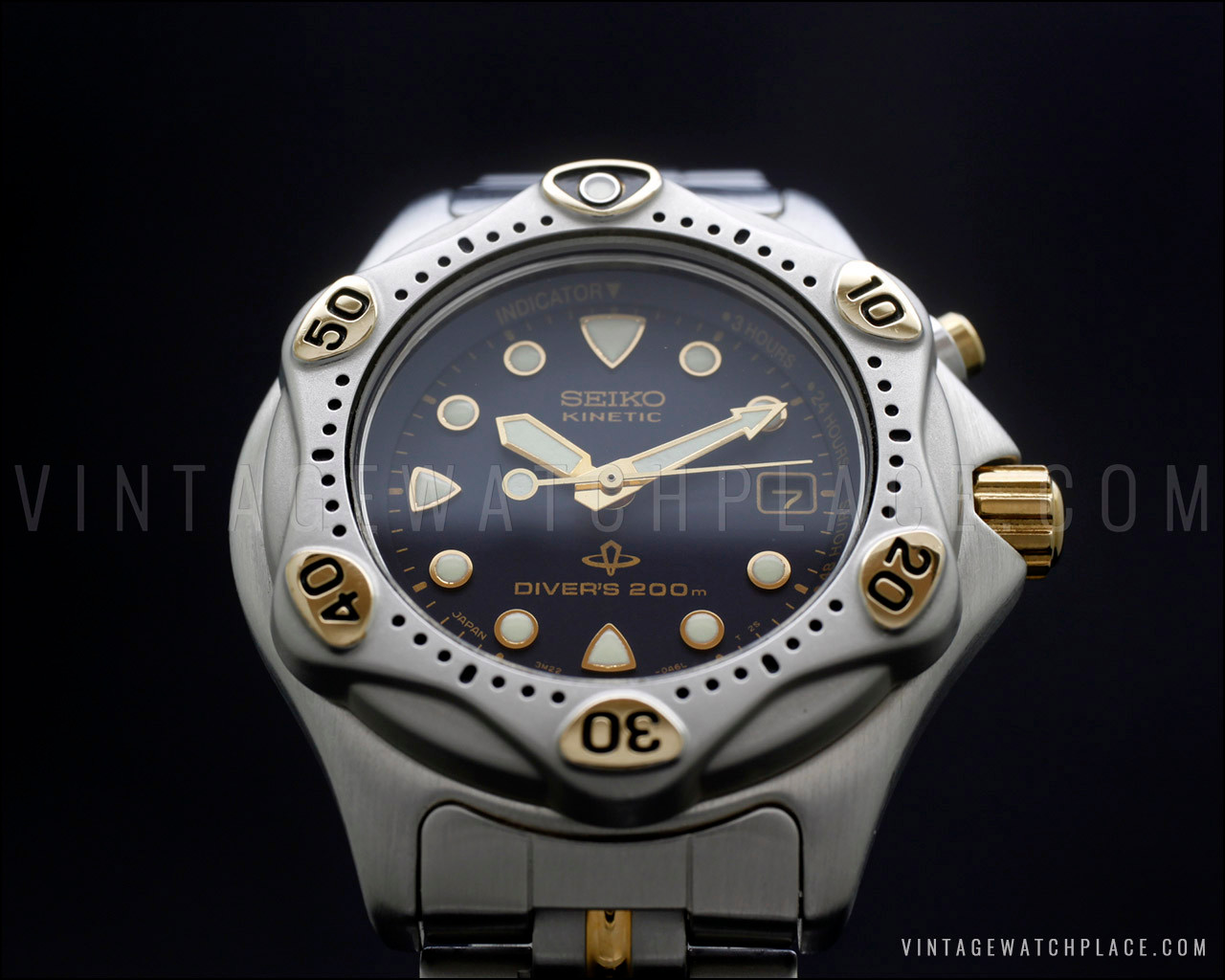 New Old Stock 1994 Ladies' SEIKO SCUBA DIVER'S 200M KINETIC
