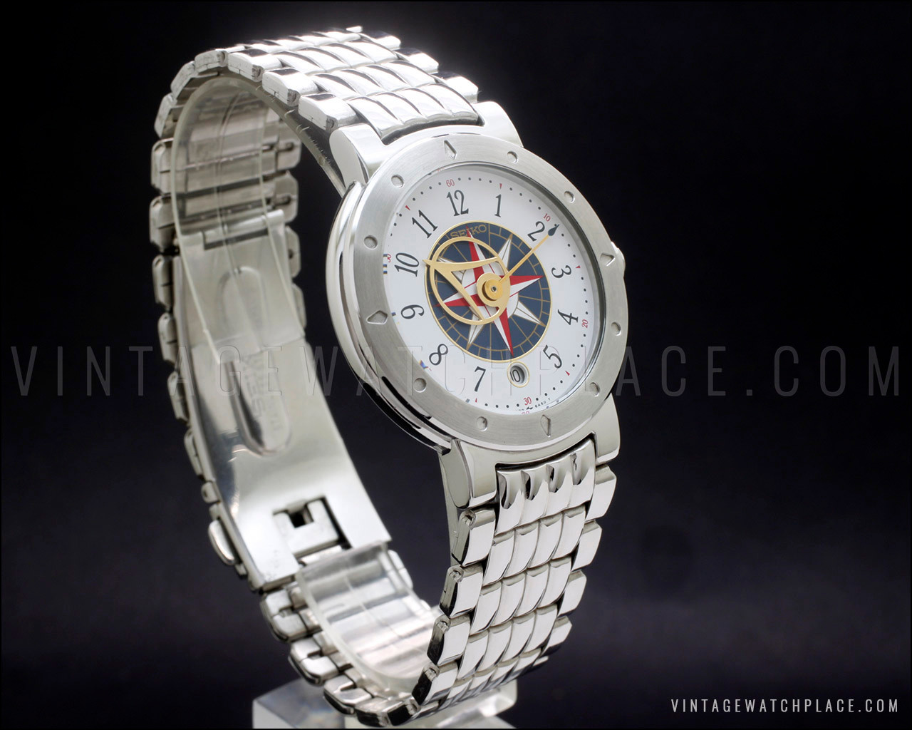New Old Stock rare Seiko Levante Men's Quartz vintage watch, from