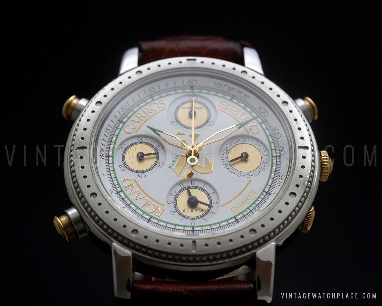 New Old Stock 1990 Seiko Roland Garros very rare Quartz