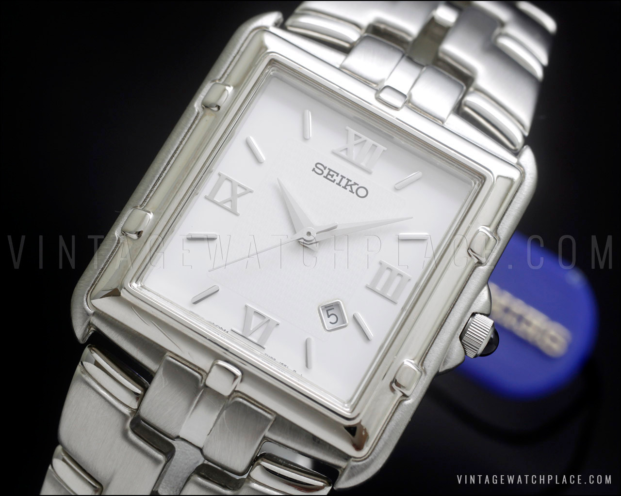 New Old Stock 1998 Seiko Quartz vintage watch, 7N82-5030, all