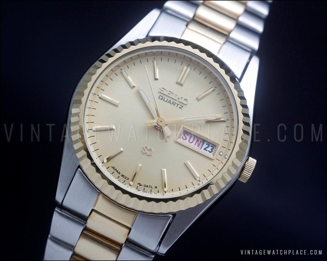 New Old Stock 1989 Ladies' Seiko dress Quartz RLX style vintage