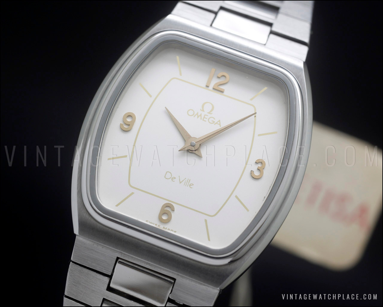 New Old Stock rare Ladies' 1981 Omega De Ville ST 795.0819 quartz