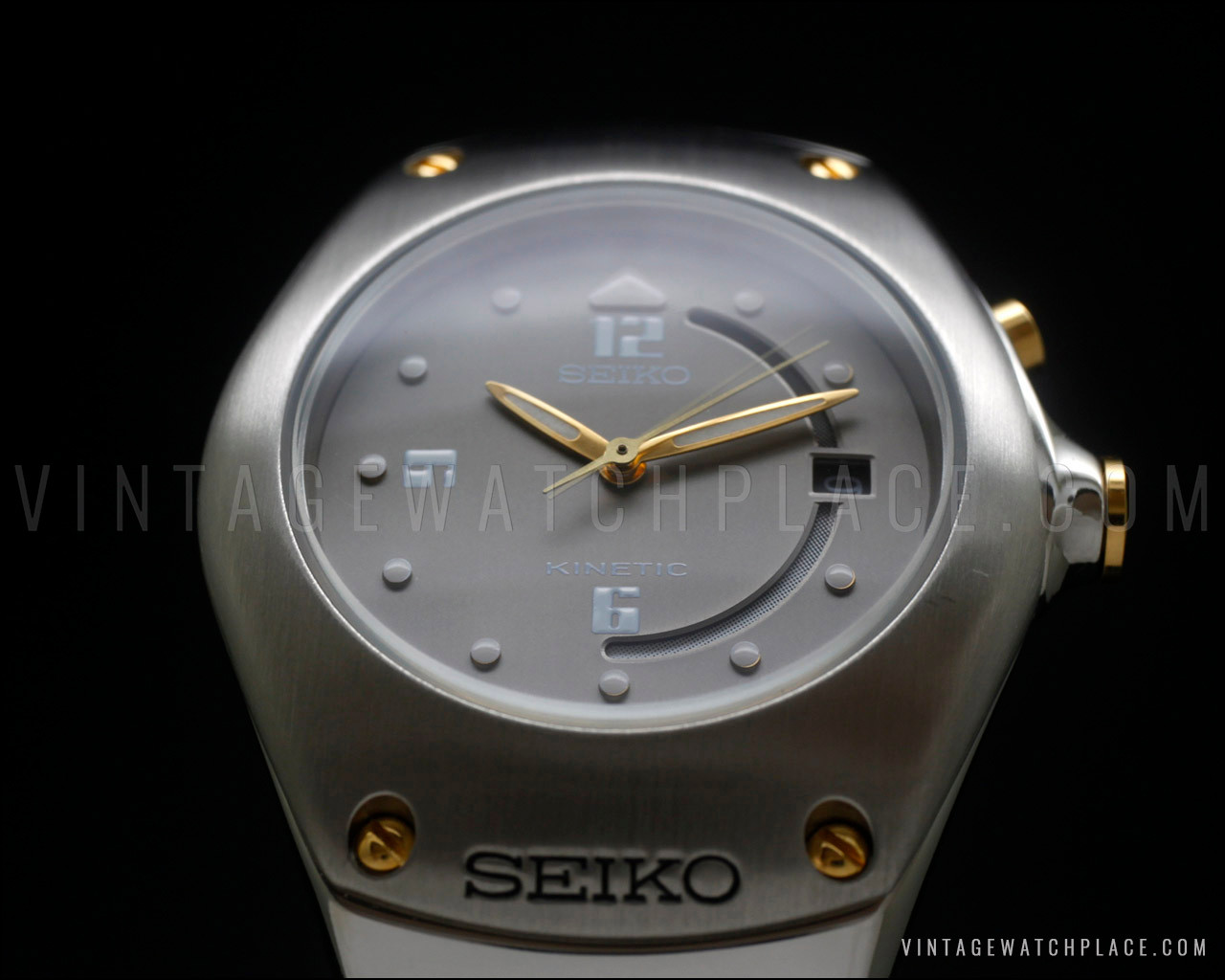 New Old Stock 1997 Seiko Arctura Kinetic 3M22-0D39, very scarce