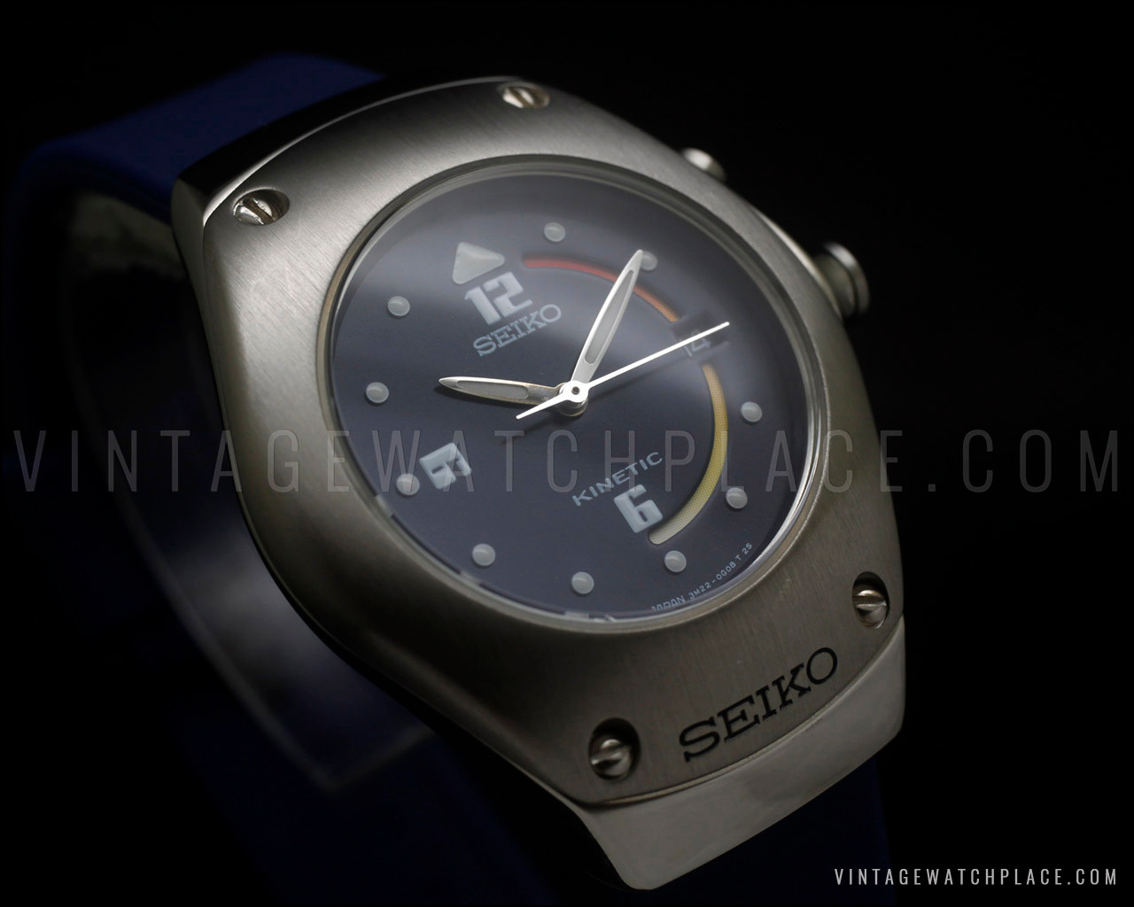 New Old Stock 1997 Seiko Arctura Kinetic 3M22-0D39, very scarce
